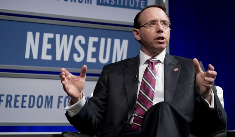 Silence! Deputy AG Rosenstein Threatened To Investigate GOP Lawmakers and Staff; UPDATE: He's Launching Internal Probe