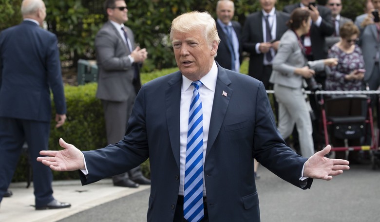 Trump Tells Reporters 'We're Not Changing Any Stories' on Stormy Daniels Payment