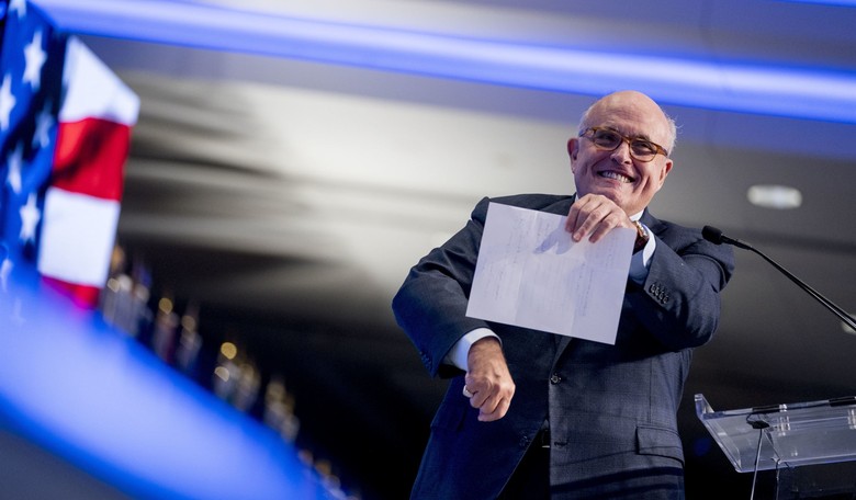 There's No Rush for Giuliani To Get His Facts Straight