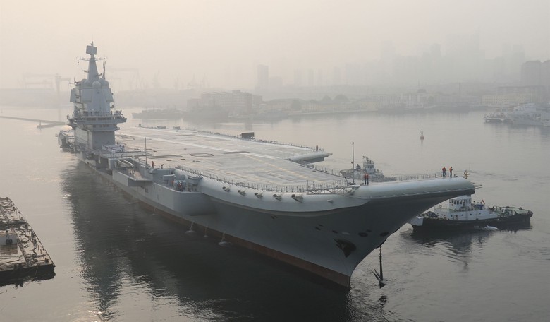 Watch: China's New Aircraft Carrier Demonstrates Aircraft Launch, Recovery