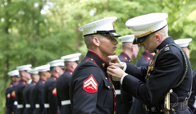 Feel-Good Friday: Young Man Becomes HS Grad, Finishes 'Boot Camp'—Walks in His Marine Corps Uniform