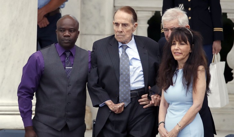 Watch: Bob Dole Salutes President Bush One Last Time