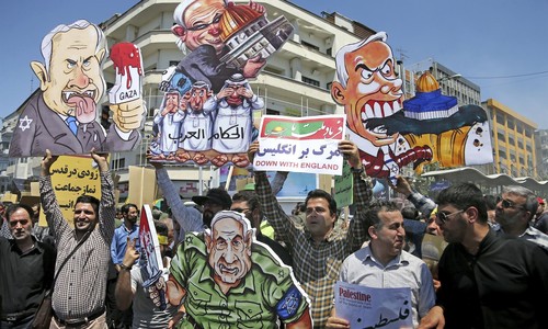 Funny How the 'One State' Crowd Gets Loud Whenever Tehran Gets Squeezed