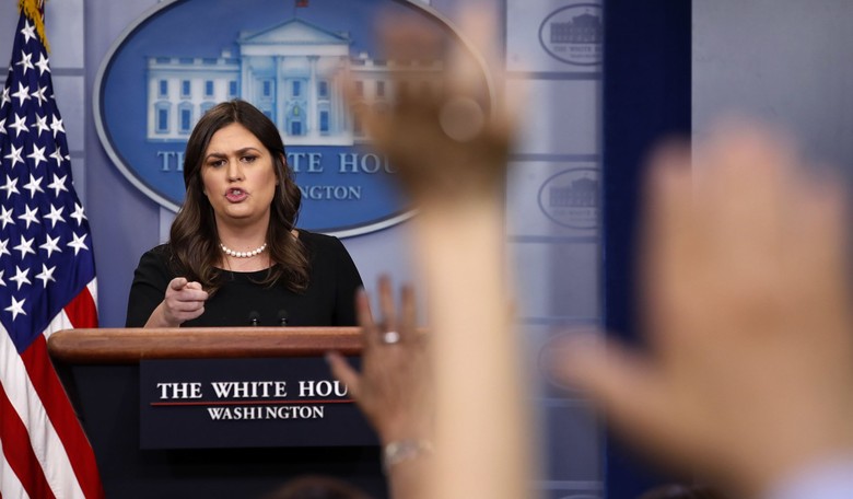 Trump Says Sarah Sanders Took the 'High Road' at Correspondents' Dinner: 'I Would've Walked Out'
