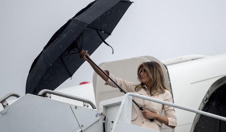 Melania Makes Surprise Visit to Texas Detention Center, Hosts Roundtable