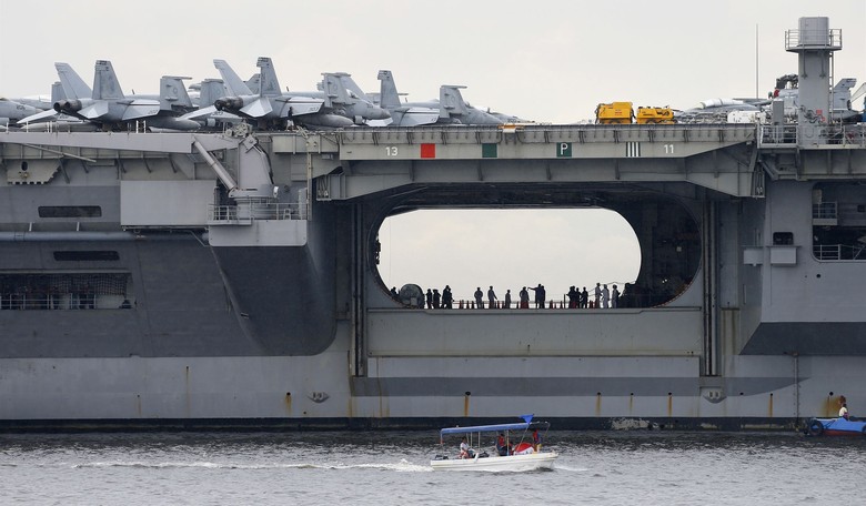 Second US Aircraft Carrier Will Be Around As Israel Prepares for Gaza Invasion