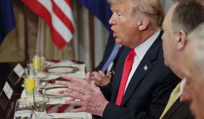Watch: Trump, NATO Chief Have Tense Exchange at Summit 