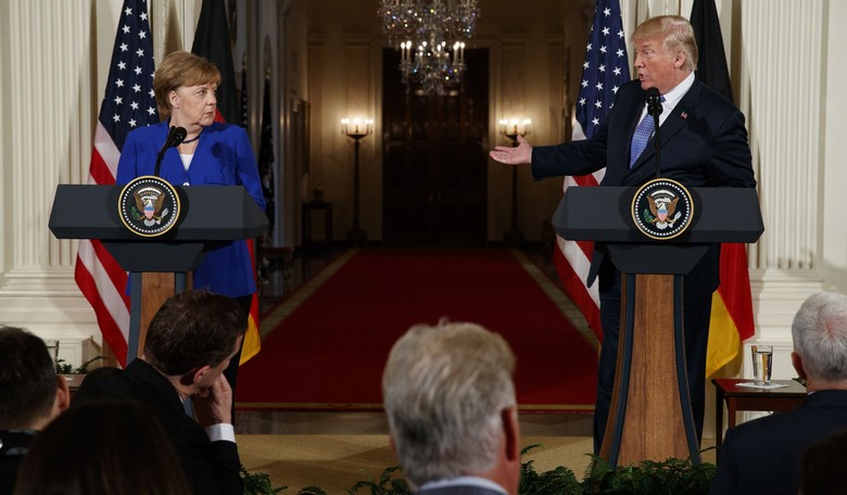 Merkel Fires Back at Trump Over Claim Germany Is 'Totally Controlled' By Russia 