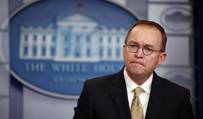 Wow: Trump's Budget Director Predicts How Long Shutdown Could Last 