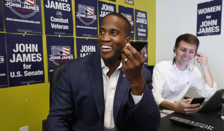 John James Meets with President Trump, Hits Sen. Peters for 'Ultra Partisanship' 