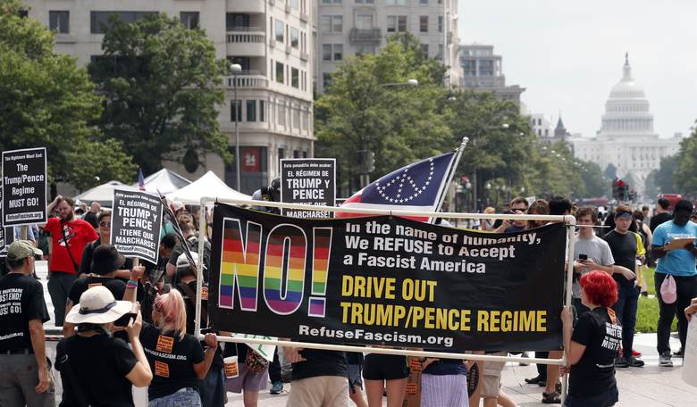Dozens of Neo-Nazi Losers Seeking Attention in DC Met By Hundreds of Far-Left Weirdos 