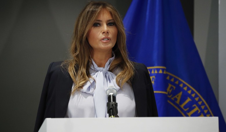 Melania Again Mocked for Speaking Out Against Cyberbullying...Did Trump Warn Her Not to Speak on it?
