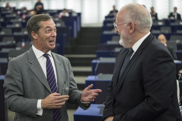A Heckler Hurled an Obscenity at Nigel Farage...and Then This Happened 