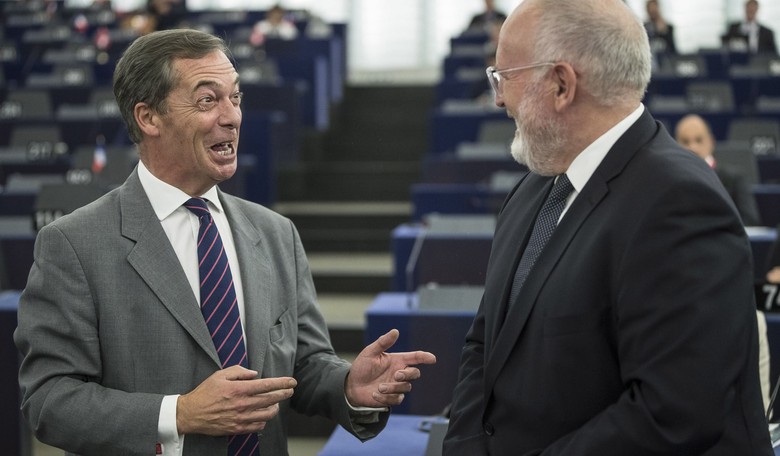 A Heckler Hurled an Obscenity at Nigel Farage...and Then This Happened 