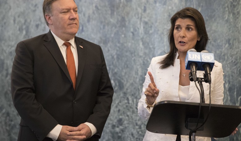 Trump Tells Nikki Haley and Mike Pompeo There Is No Room at the Inn for Them