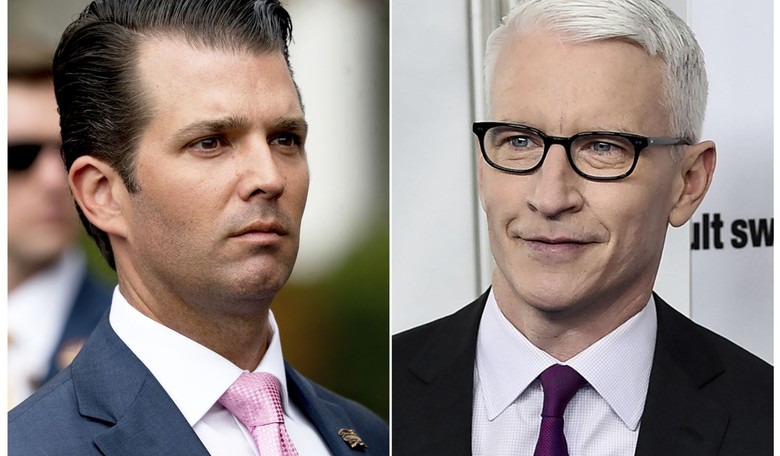 Anderson Cooper Jabs Don Jr.'s Relationship with His Dad for Mocking Greta Thunberg's COVID-19 Interview