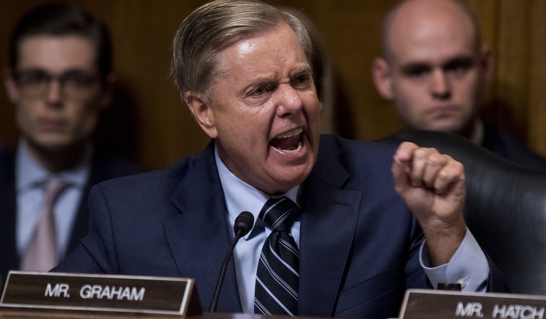 Sen. Graham Tells Audience: 'Boo Yourself' After They Boo Him For Saying Kavanaugh Was Treated 'Like Crap'