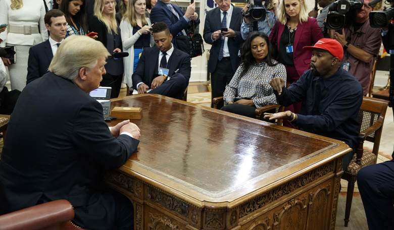 'Assault On The White House': Behold The Media Meltdown Over Kanye West's Visit To The Oval Office 