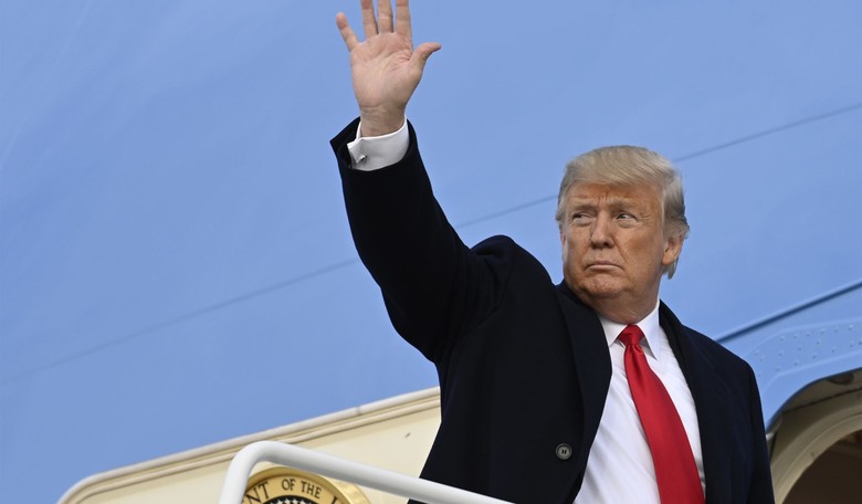 President Trump and First Lady Make Surprise Christmas Visit to the Troops in Iraq