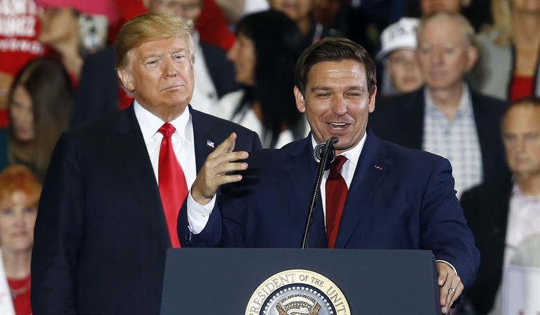 Trump Comments on Possible DeSantis 2024 Bid 