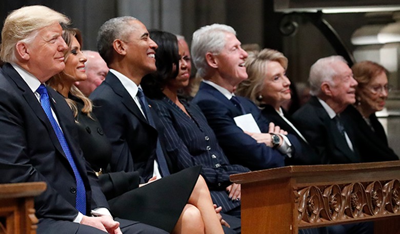 All Four Living Presidents Open Up About Their Feelings on Trump's Border Wall 