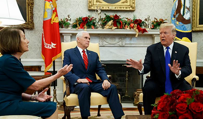 Chuck, Nancy, Donald and 'The Wall'