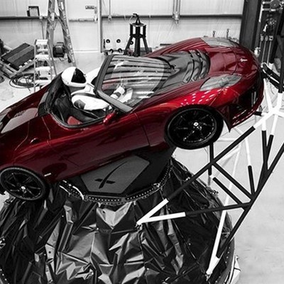 Elon Shows Off a Flying Car