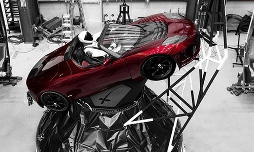 Elon Shows Off a Flying Car