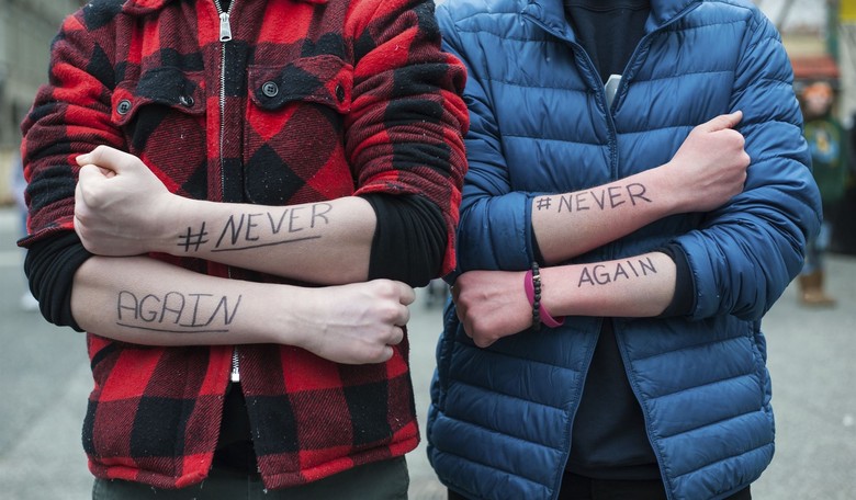 A Small Miracle Happens at #NeverAgain Gun Protest 