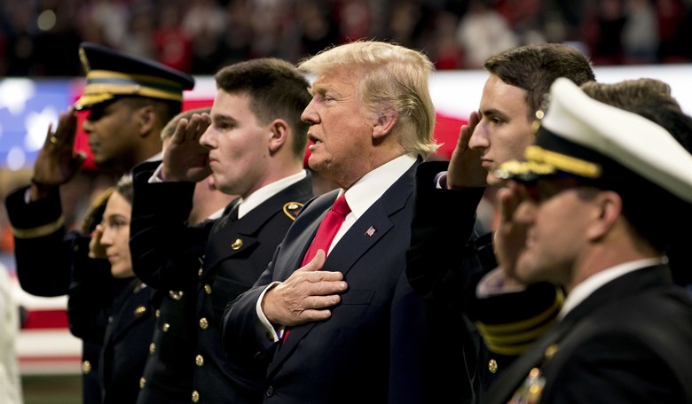 Media Again Asks if Trump Has Dementia After 'Forgetting' Lyrics to the Anthem