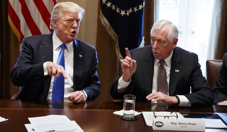 Steny Hoyer Chides Colleagues for Heckling Trump on the Hill