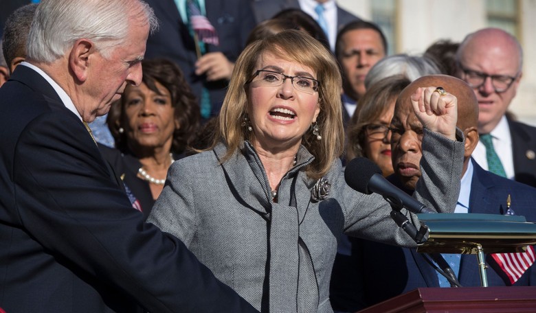 Giffords Group Aims To Flip 10 Pro-Gun Congressional Districts With Statues Depicting 'Gun Violence'