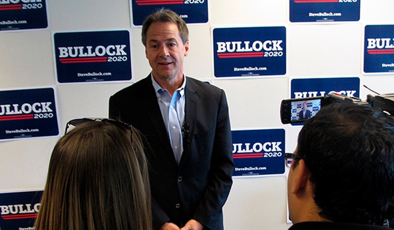 Bullock Pledges to Take No PAC Money After Being Bolstered by Corporate Dollars During Gubernatorial Races