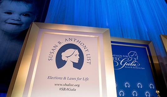 Susan B. Anthony Stands Behind Dr. Joan Perry