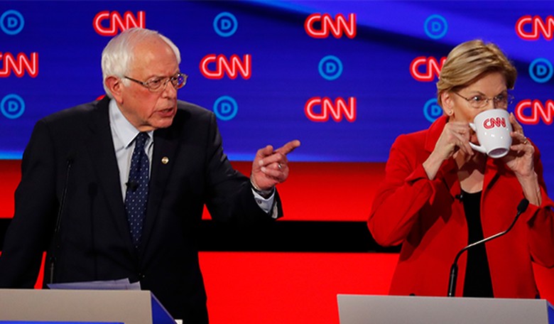 Bernie Calls Elizabeth Warren The “C” Word
