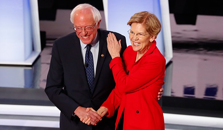 Bernie's Health Issues Help Warren