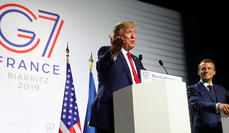Trump's G-7 Press Conference Stands in Contrast to His Twitter Rants
