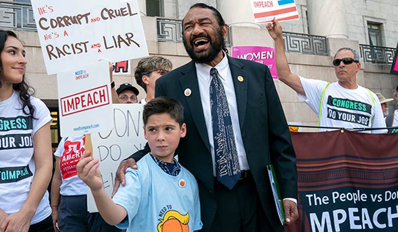 WATCH: Al Green Gets Mic Dropped by Irate Caller Over New Impeachment Threat During C-SPAN Visit 