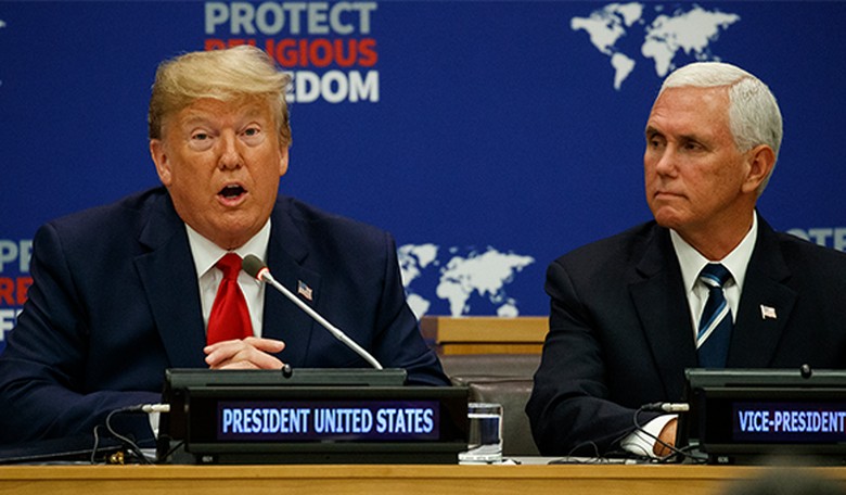 How Some Media Covered Trump's Religious Freedom UNGA Remarks...