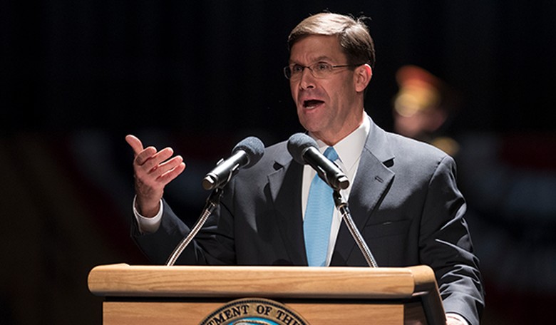 Esper Expands on Why He Fired Navy Secretary Spencer