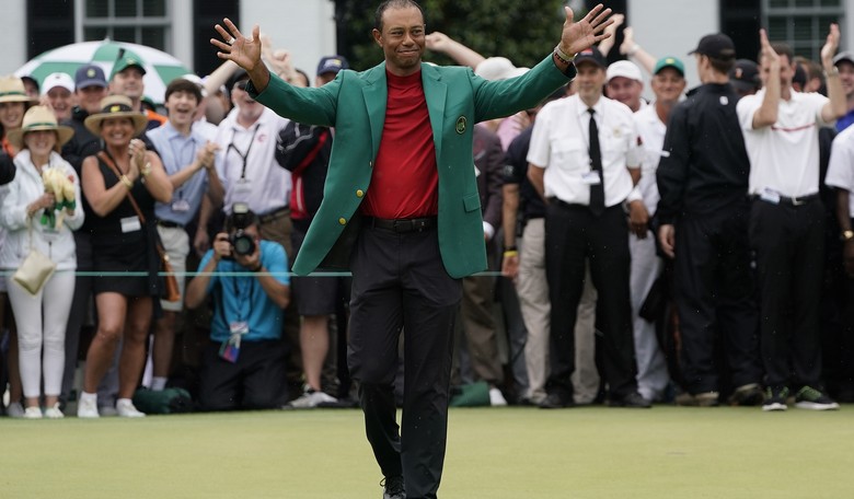 The Face Mask Tiger Woods Wore to the PGA Championship Will Definitely Trigger Liberals 