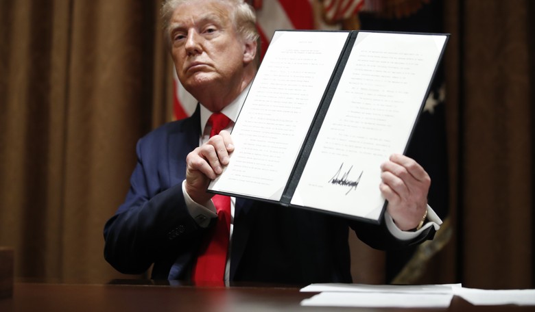 President Trump Signs Executive Order Instructing Federal Agencies to 'Hire American'
