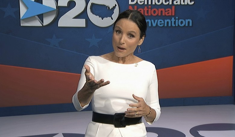 Julia Louis-Dreyfus Intentionally Botches Pence's Name at DNC Convention