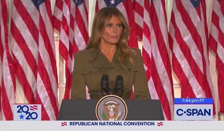 Melania Sends Message to the Media During Sobering RNC Speech