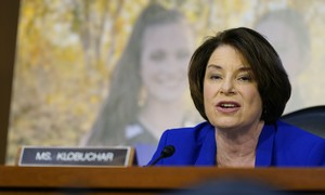 Amy Klobuchar Told an Audience She's Tough on Border Security. Watch What Happened Next.