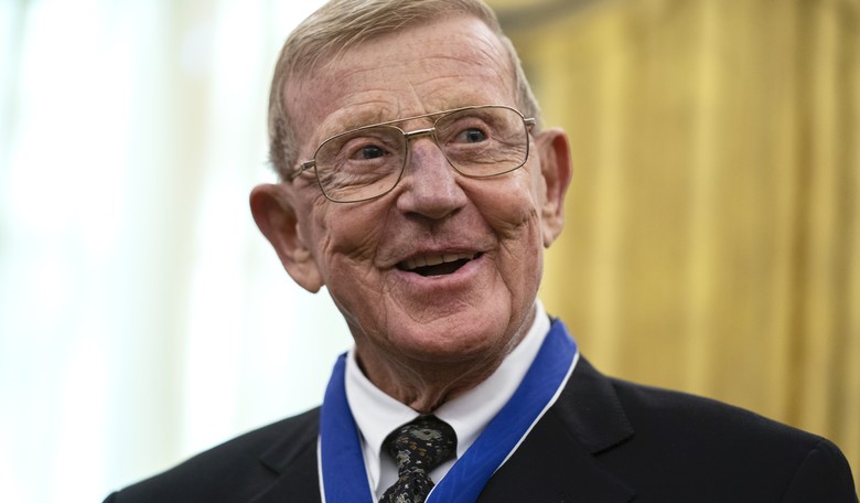 Beloved Coach Lou Holtz Receives the Medal of Freedom 