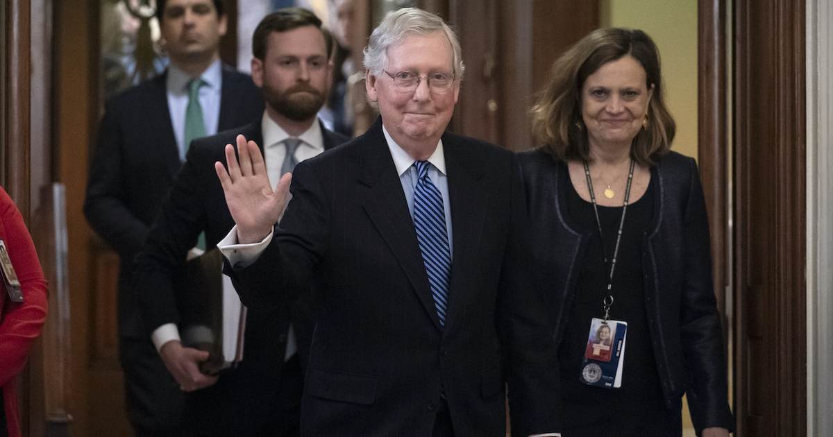McConnell Issues a Warning About Biden's Potential Supreme Court Pick 