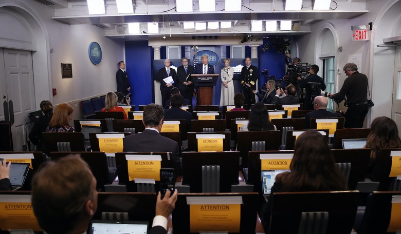 Yes, Of Course the Networks Should Keep Airing the White House's Daily Coronavirus Briefings