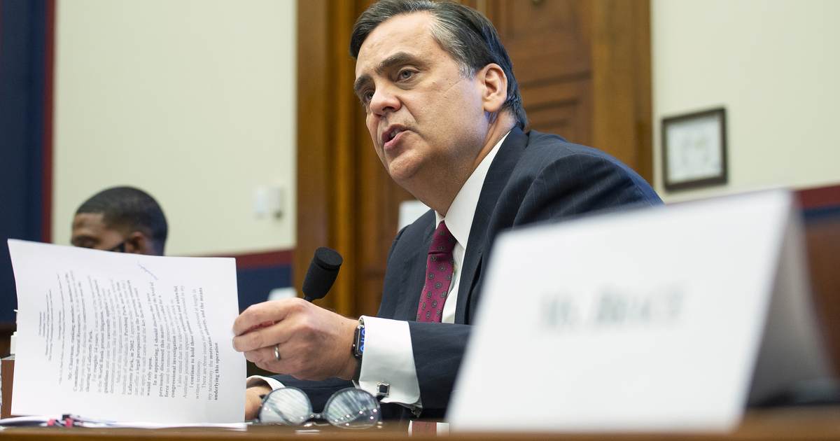 Jonathan Turley Explains Why Dems Have Come Up One Villain Short of a Conspiracy in the Omar Raid Jonathan Turley Explains Why Dems Have Come Up One Villain Short of a Conspiracy in the Omar Raid