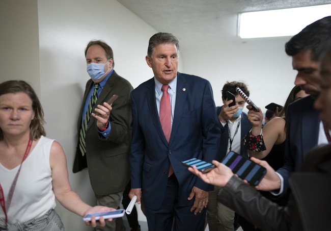 Manchin Gave Schumer A Top line Number For Spending Bill This Summer